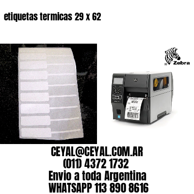 etiquetas termicas 29 x 62