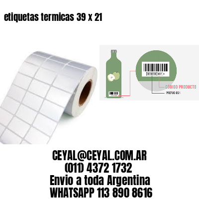 etiquetas termicas 39 x 21