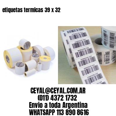 etiquetas termicas 39 x 32