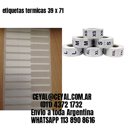 etiquetas termicas 39 x 71