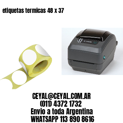 etiquetas termicas 48 x 37