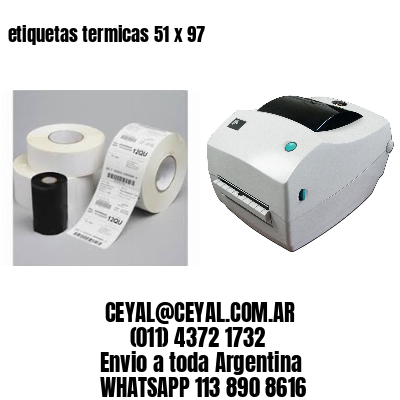 etiquetas termicas 51 x 97