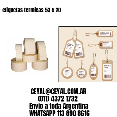 etiquetas termicas 53 x 20