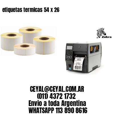 etiquetas termicas 54 x 26