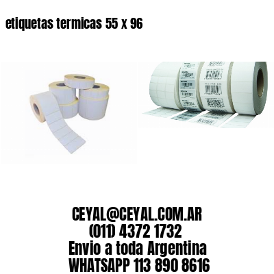 etiquetas termicas 55 x 96