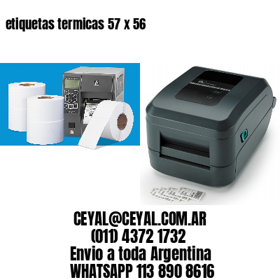 etiquetas termicas 57 x 56