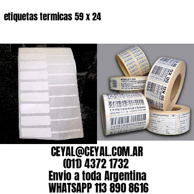 etiquetas termicas 59 x 24
