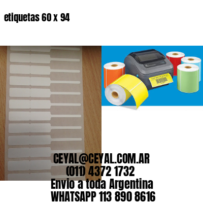 etiquetas 60 x 94