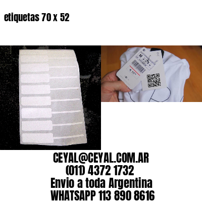 etiquetas 70 x 52