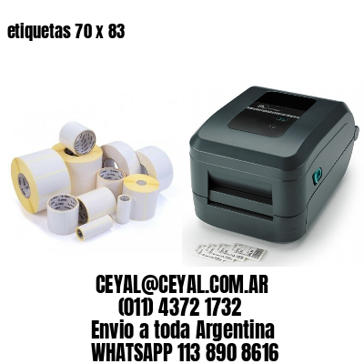 etiquetas 70 x 83