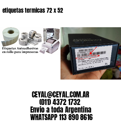 etiquetas termicas 72 x 52