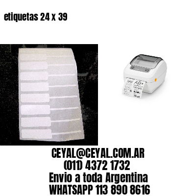 etiquetas 24 x 39