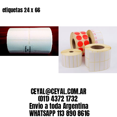 etiquetas 24 x 66