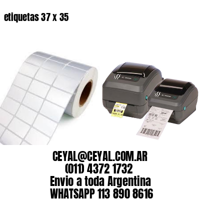 etiquetas 37 x 35
