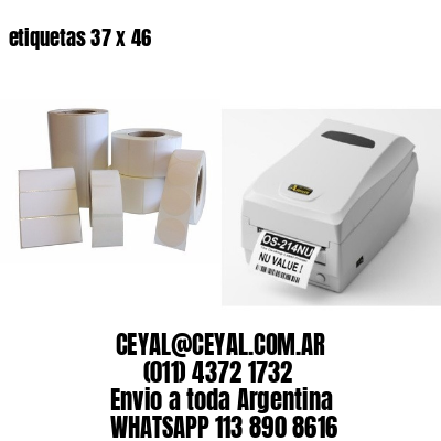 etiquetas 37 x 46