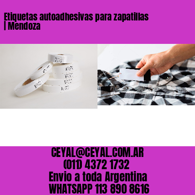 Etiquetas autoadhesivas para zapatillas | Mendoza