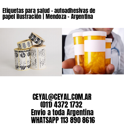 Etiquetas para salud – autoadhesivas de papel ilustración | Mendoza – Argentina