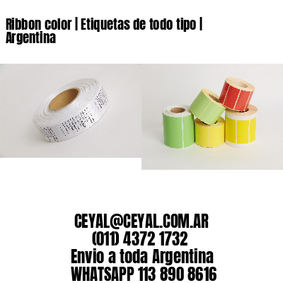 Ribbon color | Etiquetas de todo tipo | Argentina