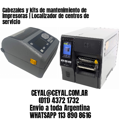 Cabezales y kits de mantenimiento de impresoras | Localizador de centros de servicio
