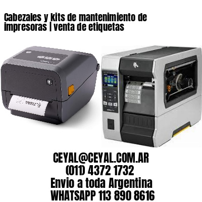 Cabezales y kits de mantenimiento de impresoras | venta de etiquetas