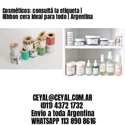 Cosméticos: consultá la etiqueta | Ribbon cera ideal para todo | Argentina