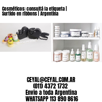 Cosméticos: consultá la etiqueta | Surtido en ribbons | Argentina