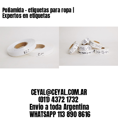 Poliamida – etiquetas para ropa | Expertos en etiquetas
