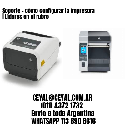 Soporte – cómo configurar la impresora | Líderes en el rubro