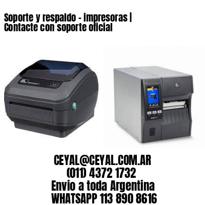 Soporte y respaldo – impresoras | Contacte con soporte oficial
