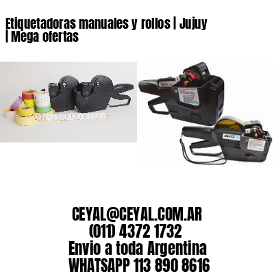 Etiquetadoras manuales y rollos | Jujuy | Mega ofertas