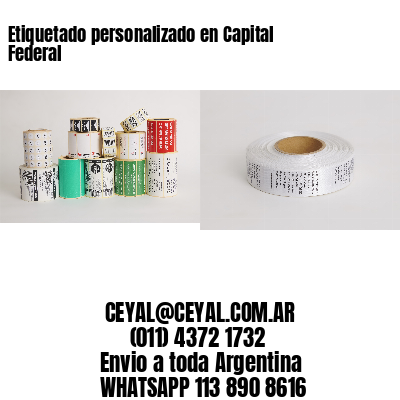 Etiquetado personalizado en Capital Federal