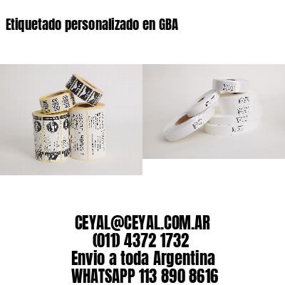 Etiquetado personalizado en GBA