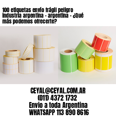 100 etiquetas envío frágil peligro industria argentina – argentina – ¿Qué más podemos ofrecerte?