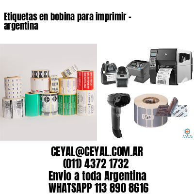 Etiquetas en bobina para imprimir – argentina
