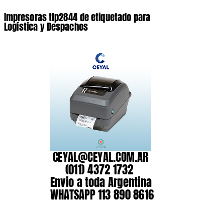 Impresoras tlp2844 de etiquetado para Logística y Despachos