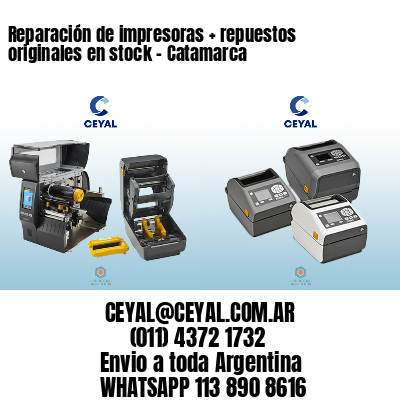 Reparación de impresoras + repuestos originales en stock – Catamarca
