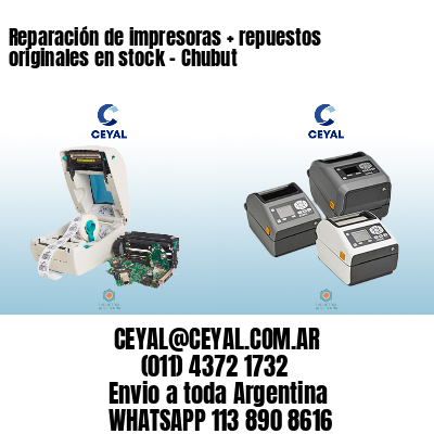 Reparación de impresoras + repuestos originales en stock – Chubut