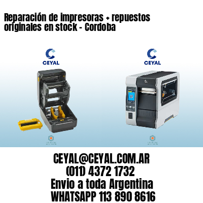 Reparación de impresoras + repuestos originales en stock – Cordoba