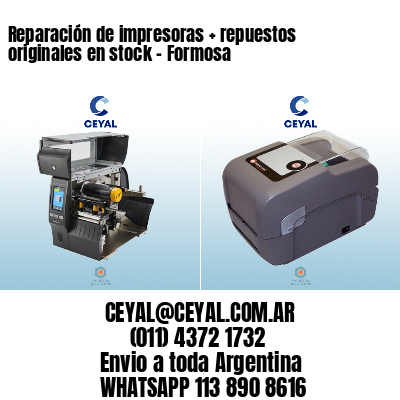 Reparación de impresoras + repuestos originales en stock – Formosa
