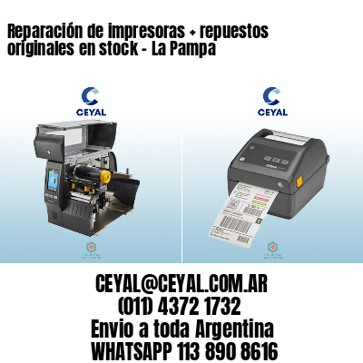 Reparación de impresoras + repuestos originales en stock – La Pampa