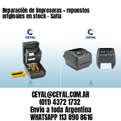 Reparación de impresoras + repuestos originales en stock – Salta