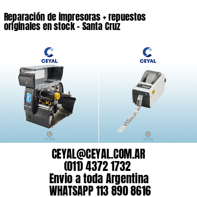 Reparación de impresoras + repuestos originales en stock – Santa Cruz
