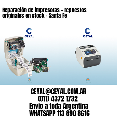 Reparación de impresoras + repuestos originales en stock – Santa Fe