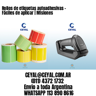 Rollos de etiquetas autoadhesivas – Fáciles de aplicar | Misiones