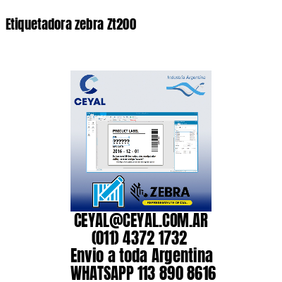 Etiquetadora zebra Zt200