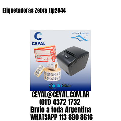 Etiquetadoras Zebra tlp2844
