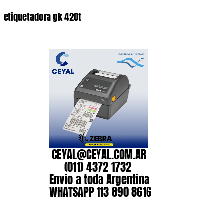 etiquetadora gk 420t
