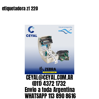 etiquetadora zt 220