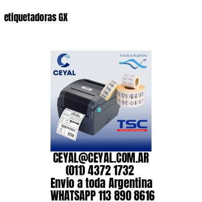 etiquetadoras GX