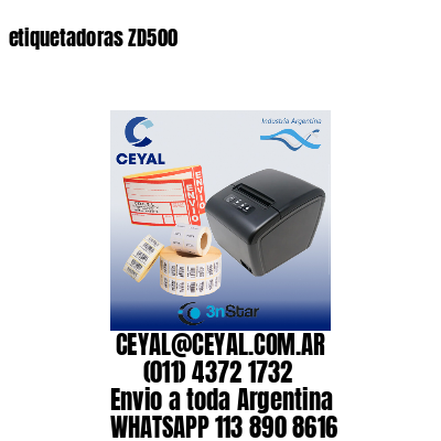 etiquetadoras ZD500